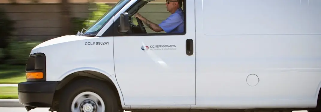 KIC Refrigeration service vehicle serving Bath area